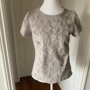 Leifsdottir Designer Gray Furry Shirt